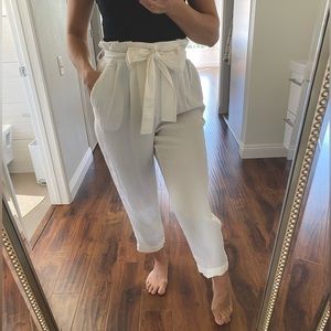 Casual dress pants. Ivory. Size S.